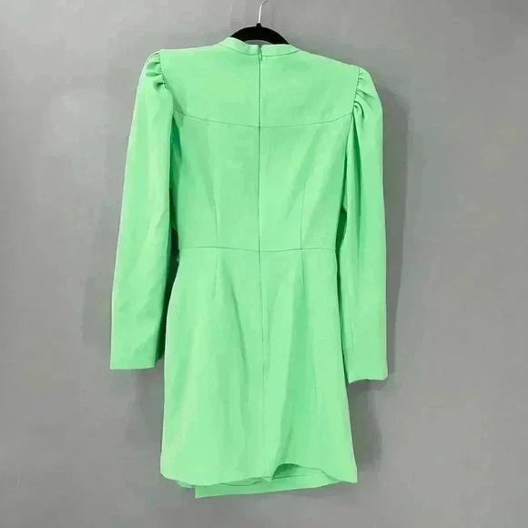 $495 A.L.C. Mini Dress Womens 6 Ruched Baddie Modern Y2k Coquette Retro Glam - Picture 4 of 11